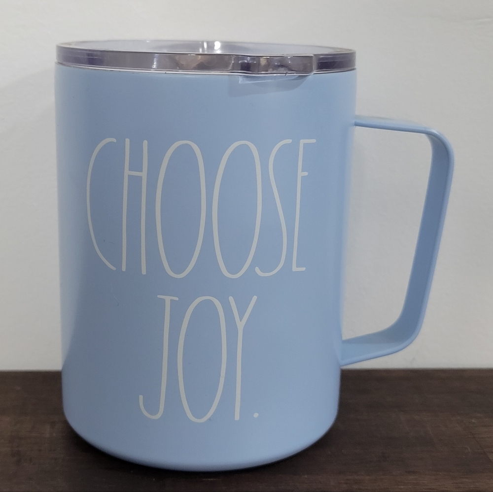 Rae Dunn Choose Joy Insulated Mug with Lid